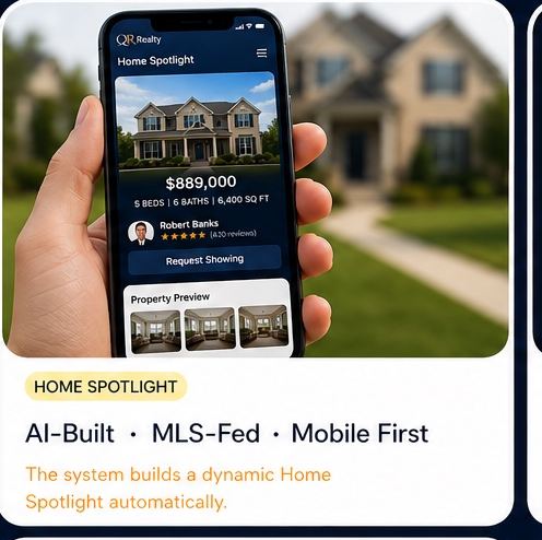 Home Spotlight — AI-built mobile listing page